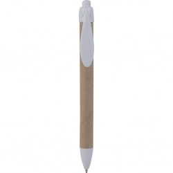 Penna A Sfera In Plastica E Cartone Riciclato Personalizzato B11070