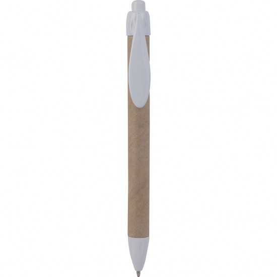 Penna A Sfera In Plastica E Cartone Riciclato Personalizzato B11070