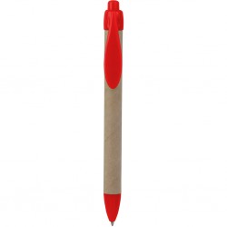 Penna A Sfera In Plastica E Cartone Riciclato Personalizzato B11070R