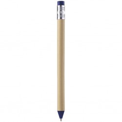 Penna A Sfera In Plastica E Cartone Riciclato Personalizzato B11112BL