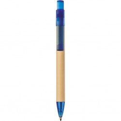 Penna A Sfera In Plastica E Cartone Personalizzato B11113BL