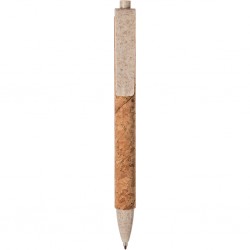 Penna A Sfera In Sughero E Paglia Di Grano+Abs Personalizzato B11114B