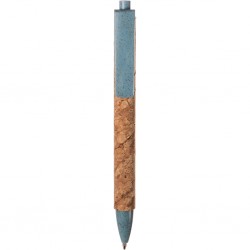 Penna A Sfera In Sughero E Paglia Di Grano+Abs Personalizzato B11114BL