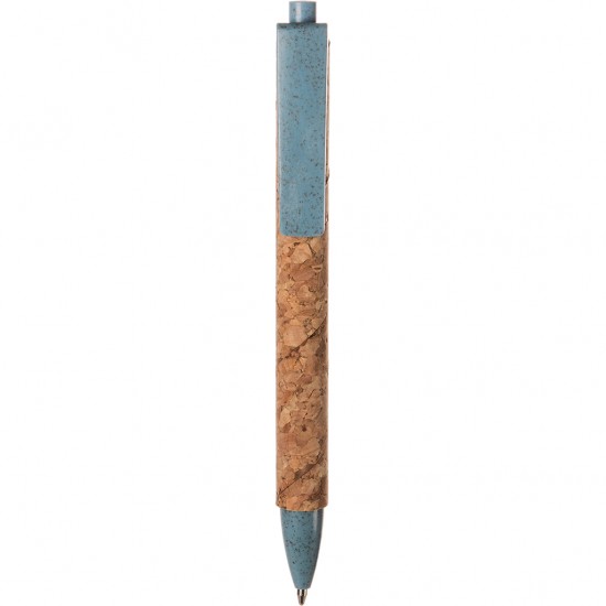 Penna A Sfera In Sughero E Paglia Di Grano+Abs Personalizzato B11114BL