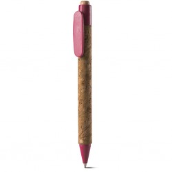 Penna A Sfera In Sughero E Paglia Di Grano+Abs Personalizzato B11126