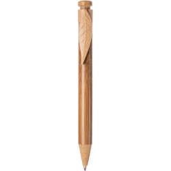Penna A Sfera In Bambù E Paglia Di Grano+Abs Personalizzato B11129BE