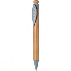 Penna A Sfera In Bambù E Paglia Di Grano+Abs Personalizzato B11129SK