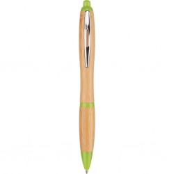 Penna A Sfera In Bambù, Metallo E Plastica Personalizzato B11137VA