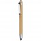 Penna A Sfera Con Touch Screen In Bambù, Metallo E Plastica Personalizzato B11138