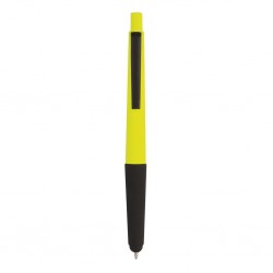 Penna A Sfera Colori Fluorescenti Con Touch Screen In Plastica E Gomma Personalizzato B11206G