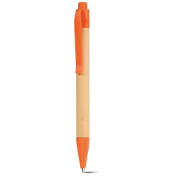Penna A Sfera In Cartone Riciclato E Pla Personalizzato B11250