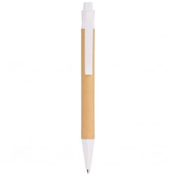 Penna A Sfera In Cartone Riciclato E Pla Personalizzato B11250B