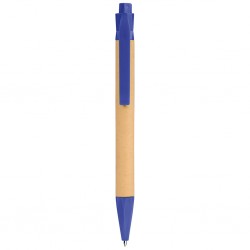 Penna A Sfera In Cartone Riciclato E Pla Personalizzato B11250BL