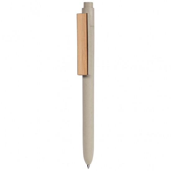 Penna A Sfera Con Tag Nfc44 In Fibra Di Bambú+Abs Personalizzato B11252