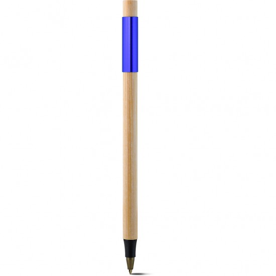 Penna A Sfera In Bambù E Alluminio Personalizzato B11261