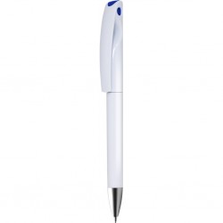 Penna A Sfera In Plastica Con Chiusura A Rotazione Personalizzato B11269BL Blu