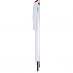 Penna A Sfera In Plastica Con Chiusura A Rotazione Personalizzato B11269R Rosso