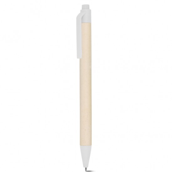 Penna A Sfera In Cartone Riciclato Del Latte E Pla Personalizzato B11271 
