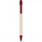 Penna A Sfera In Cartone Riciclato Del Latte E Pla Personalizzato B11271R Rosso