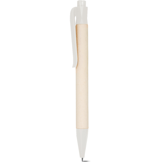 Penna A Sfera In Cartone Riciclato Del Latte E Pla Personalizzato B11272 
