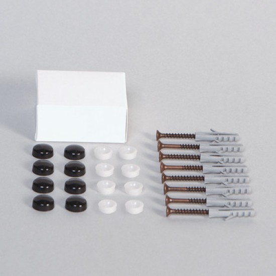 Coprivite Fisso Micro Plast (8 pz) Ø15 mm bianco