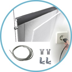 Fly shine panel light 3 x A4 Verticale