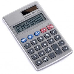 Calcolatrice Cifre In Alluminio E Plastica Personalizzato G16062