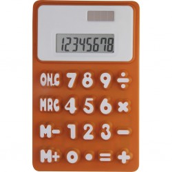 Calcolatrice 8 Cifre In Gomma E Plastica Personalizzato G16259A