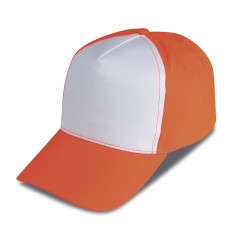 Cappellino Golf 5 Pannelli Bicolore In 100% Poliestere Personalizzato K18015A