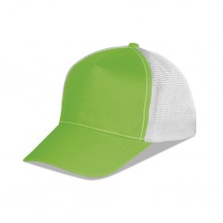 Cappellino 5 Pannelli Mesh Colori Fluorescenti In 100% Poliestere Personalizzato K18105VA