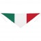 Bandana Triangolare In Cotone Con Tricolore Italiano Personalizzato K18113