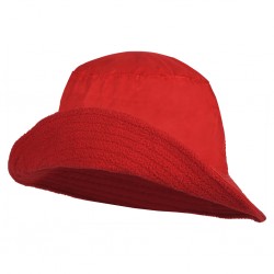 Cappello Reversibile In Nylon E Pile Personalizzato K18117R Rosso
