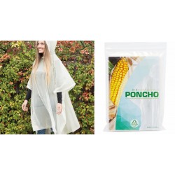 Poncho Impermeabile Biodegradabile E Compostabile In Pla Personalizzato K18523