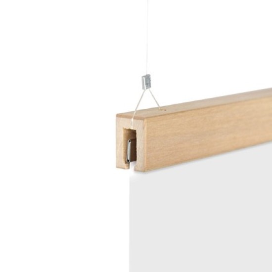 Porta manifesti a sospensione hang up wood 700 mm