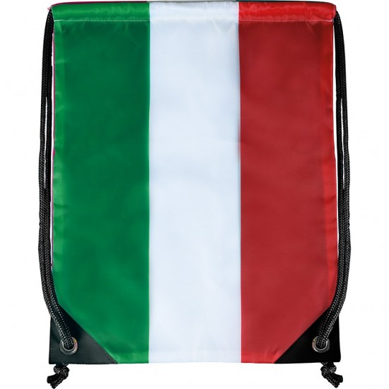 Sacca Con Tricolore Italiano Personalizzato Q24092