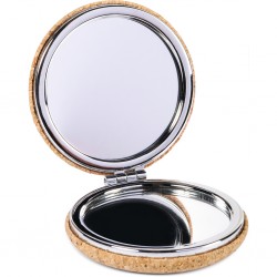 Specchietto Richiudibile In Metallo E Sughero Personalizzato S26037 