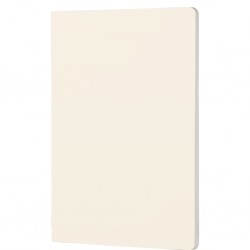 Blocco Per Appunti In Carta E Con Copertina Morbida In Pu Personalizzato S26519B Bianco