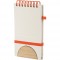 Blocco Per Appunti In Cartone Del Latte Ricilato E Bambù Personalizzato S26523A Arancione