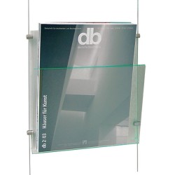 Tasca porta brochure Flybag color vetro A3