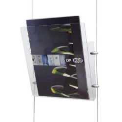 Tasca porta brochure Flybag trasparente A3